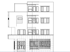 Thiết kế nhà phố 5 tầng 4.6x12.5m full bản vẽ revit
