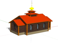 Thiết kế nhà thờ họ dựng model su