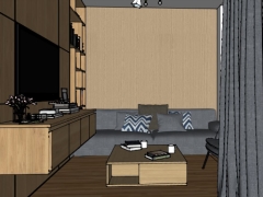 Thiết kế nội thất căn hộ model .skp mới nhất