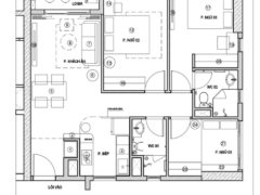 Thiết kế nội thất nhà chung cư phong cách bản vẽ