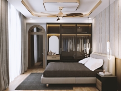 Thiết kế nội thất phòng ngủ cực đẹp file sketchup