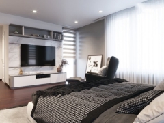 Thiết kế nội thất phòng ngủ sang trọng 3Dmax