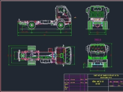 Thiết kế ô tô sát xi tải ISUZU QKR