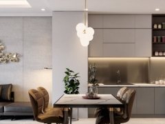 Thiết kế Su nội thất Phòng khách - bếp ăn - phòng ngủ 3D