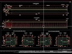 Thiết kế thi công cầu dầm bản rỗng l=5x20m