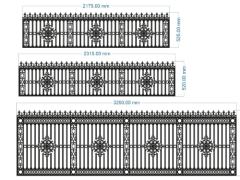 Thiết kế thiết kế cnc hàng rào 3 kt