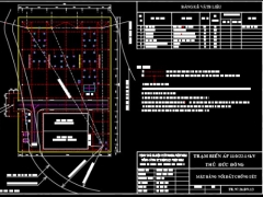 Thiết kế trạm biến áp thủ đức 110.22kv(mặt bằng+sơ đồ nguyên lý)