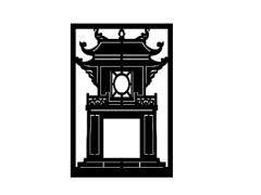Thiết kế văn miếu đẹp cnc 2d