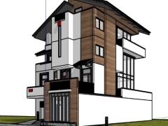 Thiết kế villa 3 tầng model su