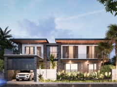 Thiết kế villa nghỉ dưỡng 2 tầng kích thước 16.5x15m model sketchup