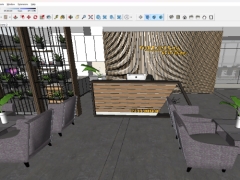 Thư viện bàn ghế văn phòng SketchUp