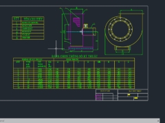 Thư viện bản vẽ kỷ thuật quạt ly tâm ,quạt công nghiệp cao trung áp.