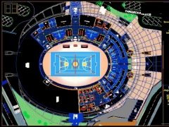 Tổng hơp Bản vẽ CAD 20 mẫu sân vận động và khu liên hợp thể thao
