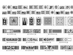 Tổng hợp bản vẽ công trình họa tiết kiến trúc cổ phương đông