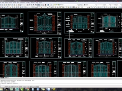 Tổng hợp mẫu bản vẽ cổng sắt uốn CAD