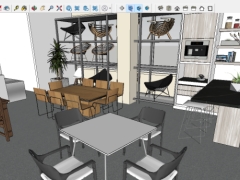 Tổng hợp thư viện sketchup bàn ghế đẹp, chất lượng