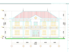 Trọn bộ bản vẽ nhà làm việc UBND xã full kiến trúc, điện, kết cấu, chống sét và dự toán