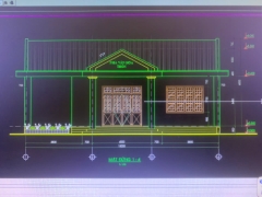 Trọn bộ bản vẽ nhà văn hóa thôn 8,3x13,2m full bản vẽ đầy đủ và dự toán