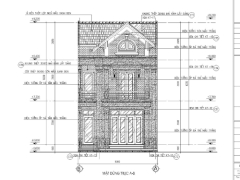 Trọn bộ hồ sơ bản vẽ thiết kế nhà phố 3 tầng 6x12m gồm: KT, KC, M&E