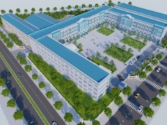Trường liên cấp đinh tiên hoàng 2 model cad