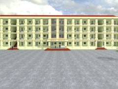 Trường thcs 2 tầng xuân hòa 12.7x63.2m