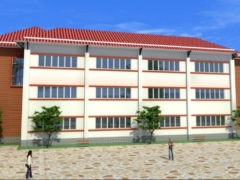 Trường thpt hoàng diệu asean 3 tầng thiết kế