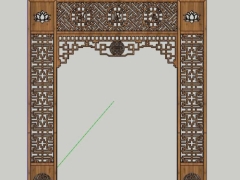 Vách thờ hiện đại, file sketchup chuẩn sản xuất abf, chỉ tải về và dùng