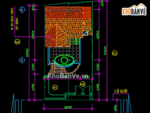 Khách sạn mini,Khách sạn đẹp,autocad,nhà 4 tầng thiết kế đẹp