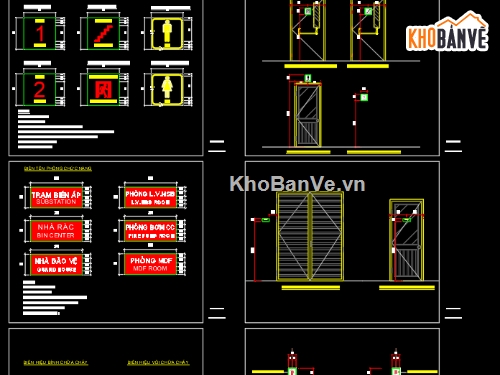 biển hiệu,trụ chống va đập,bản vẽ chi tiết,autocad