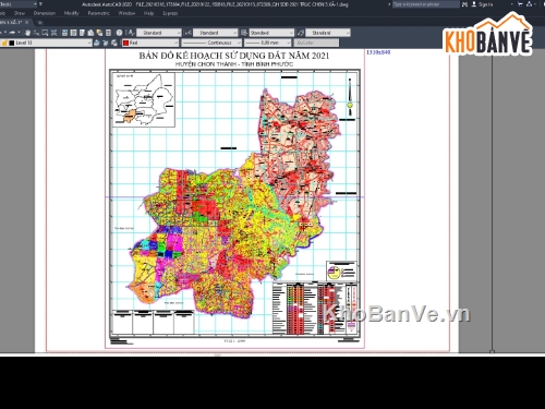 Bản đồ quy hoạch sử dụng đất,quy hoạch sử dụng đất,Huyện Chơn Thành,Tỉnh Bình Phước
