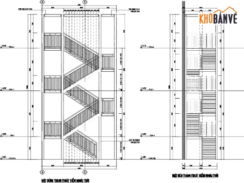 Bản vẽ kết cấu thang sắt thoát hiểm,bản vẽ kiến trúc thang sắt thoát hiểm,thang sắt thoát hiểm,shop thang sắt thoát hiểm