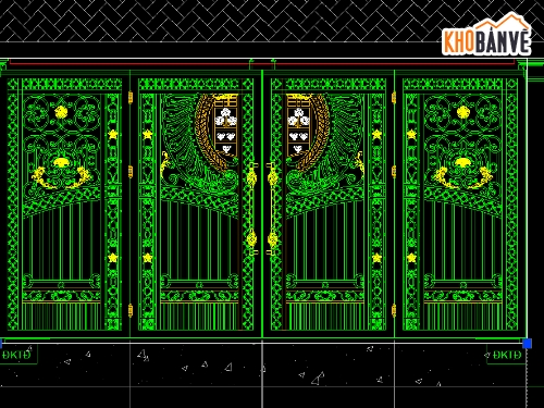 file cad cnc cổng 4 cánh,cad cổng 4 cánh cnc,mãu cổng 4 cánh cnc,cổng 4 cánh cnc
