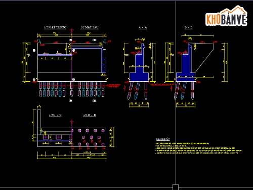 bản vẽ cầu dầm,thi công dầm,dầm i 33m