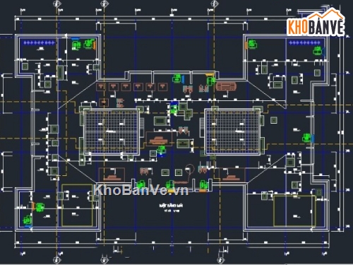 Thiết kế mặt bằng chung cư Park 3 (Autocad): \