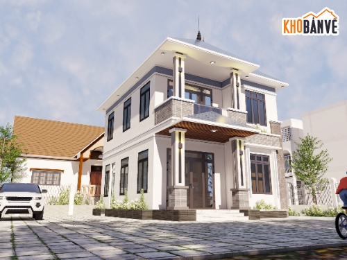 bản vẽ biệt thự 2 tầng,nhà biệt thự mái nhật,biệt thự mái nhật 2 tầng,biệt thự mái nhật rộng 8m,full bản vẽ thiết kế nhà biệt thự mái nhật 2 tầng,hồ sơ thiết kế biệt thự 2 tầng đẹp