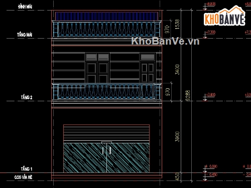 File cad nhà 2 tầng,cấp phép nhà dân,nhà dân dụng 2 tầng,bản vẽ nhà 2 tầng,nhà 2 tầng 5.8x9.39m,bản vẽ nhà phố 2 tầng