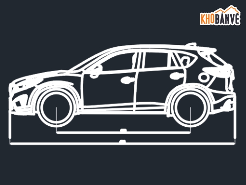 cad xe,mazda cx5,tuyến hình,Bản vẽ Autocad Tuyến,Tuyến hình xe Mazda CX5