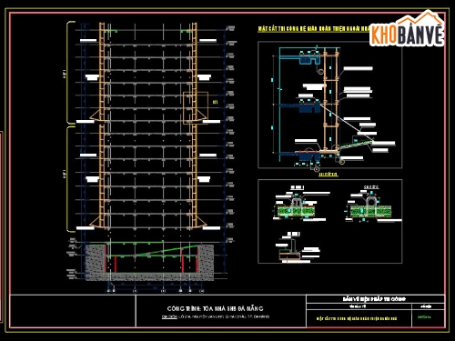 Bản vẽ biện pháp thi công nhà văn phòng,BPTC nhà văn phòng 15 tầng,Biện pháp thi công tòa nhà văn phòng,Bản vẽ biện pháp thi công,Biện pháp thi công đầy đủ