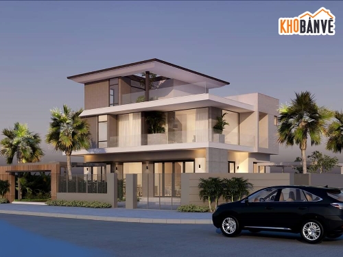 Biệt thự 2 tầng,bản vẽ biệt thự,biệt thự,2 tầng,bản vẽ biệt thự 2 tầng,bản vẽ nhà