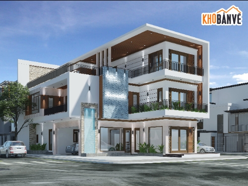 Bản vẽ Biệt thự 3 tầng,Biệt thự 3 tầng,kiến trúc 3 tầng,cad biệt thự 3 tầng