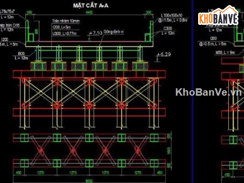 cầu tạm 5 nhịp,cầu tạm,file cầu tạm
