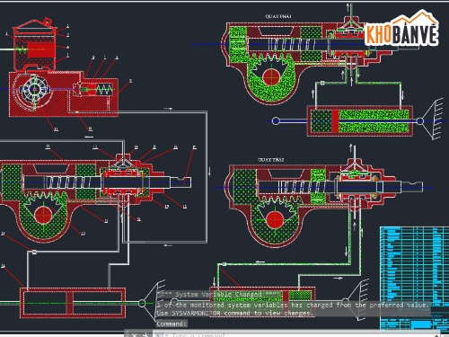 hệ thống lái cho ôtô tải,autocad hệ thống lái oto,bản vẽ hệ thống lái oto,cad hệ thống lái cho oto