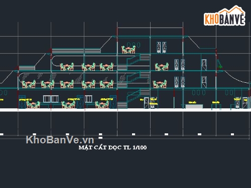 Nhà hàng trên thuyền,thiết kế du thuyền,bản vẽ thiết kế du thuyền,kiến trúc thiết kế nhà hàng