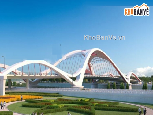 bản vẽ thiết kế cầu,thiết kế cầu cnc,thiết kế cầu rào
