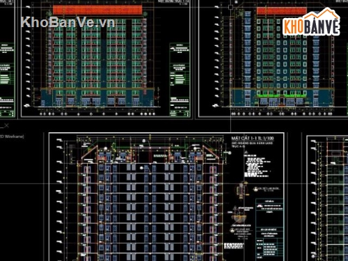 chung cư 12 tầng,chung cư file cad,file cad chung cư,chung cư autocad