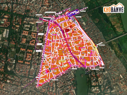 quy hoạch khu đô thị,quy hoạch đô thị,Bản vẽ quy hoạch phân khu Hà Nội,H1A-1A,Quy hoạch H1A-1A