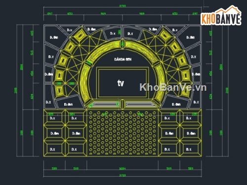 Thiết kế nội thất,nội thất phòng hát,phòng thu âm,file cad nội thất phòng hát,file cad phòng thu âm