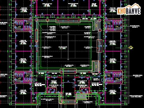 bản vẽ khu nhà ở cho nhân viên,hạng mục phụ trợ,tường rào,san nền,nhà ở xã hội