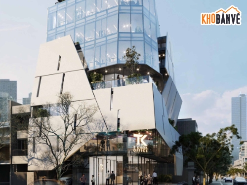 nhà 9 tầng,tầng hầm,cọc khoan nhồi,shoring,kingpost,nhà cao tầng