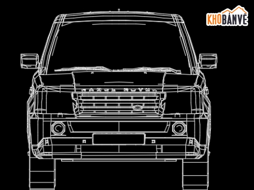 Bản Vẽ Cad Xe Sang Range Rover